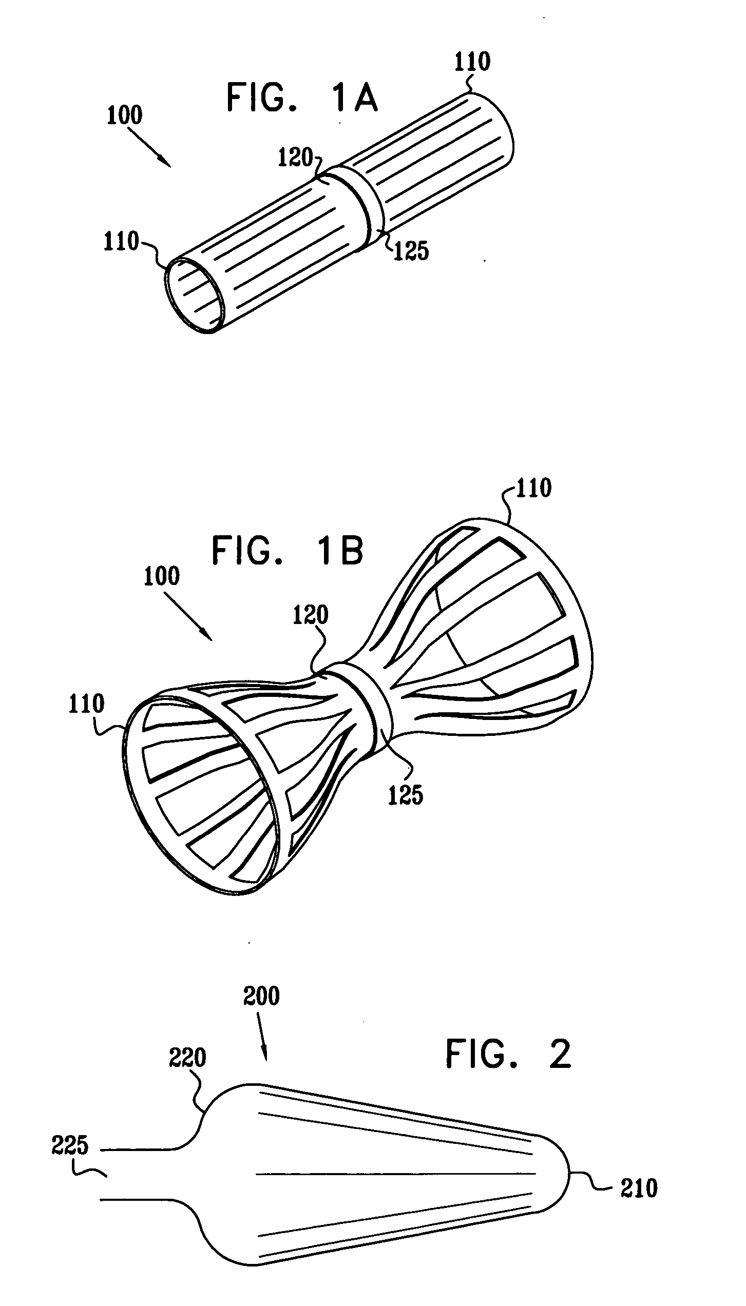 Varying-diameter vascular implant and balloon