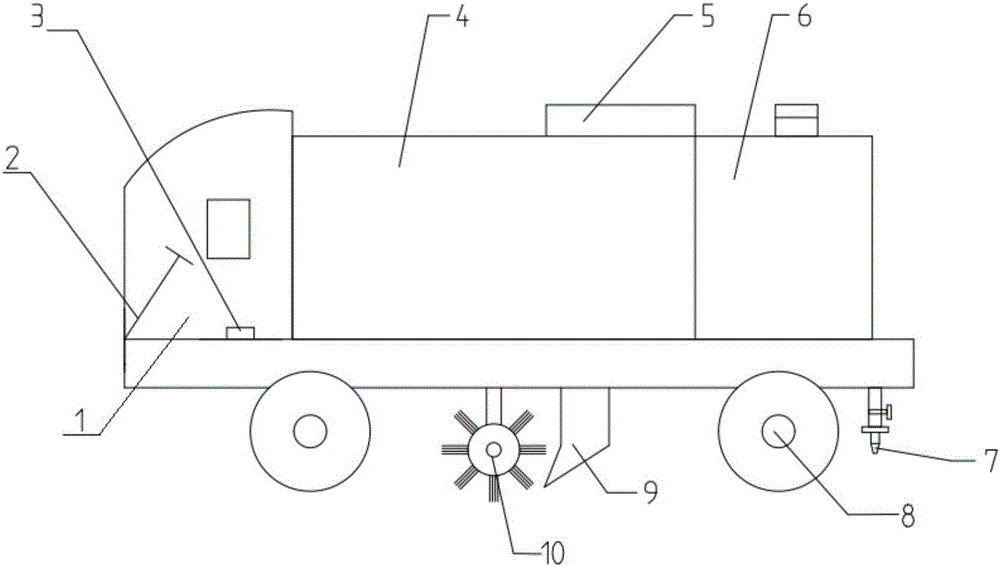 Cleaning trolley with constant-speed cruising function and automatic driving constant-speed cruising method
