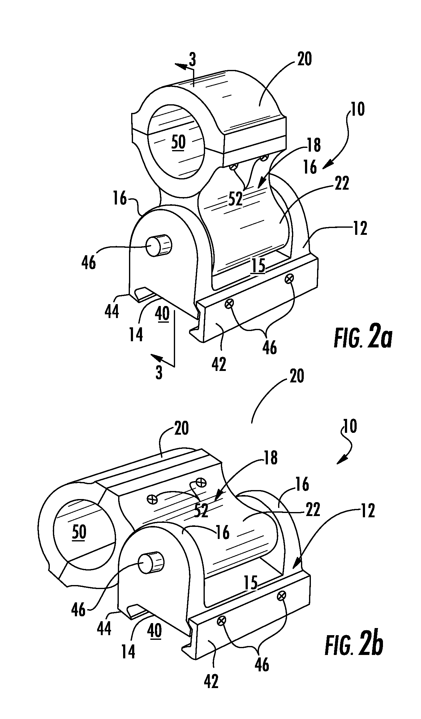 Pivoting mount for a firearm accessory