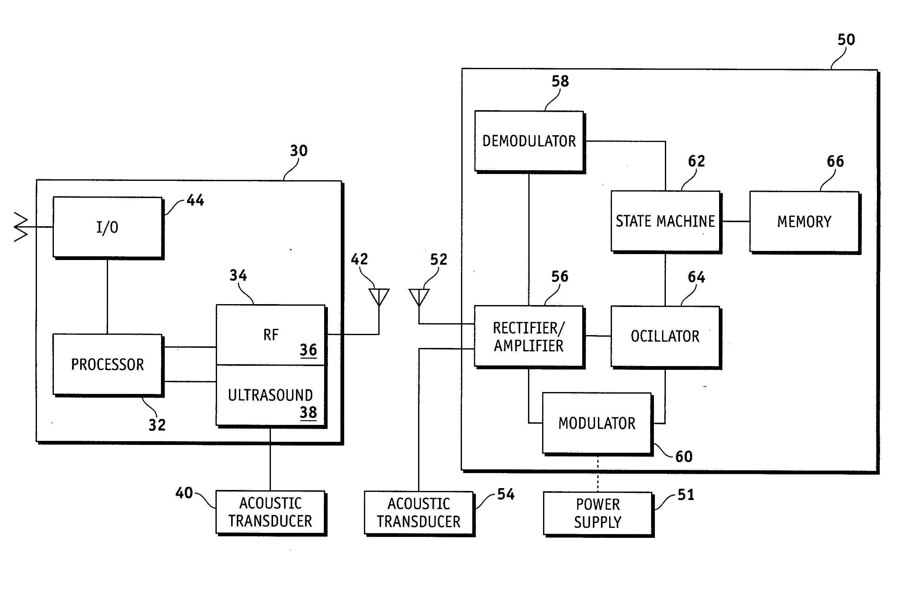 Mode-diveristy RFAID tag and interrogator system and method for identifying an RFAID transponder