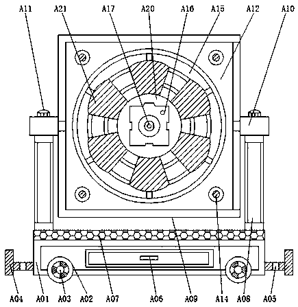 Heat dissipation device of 5G navigator