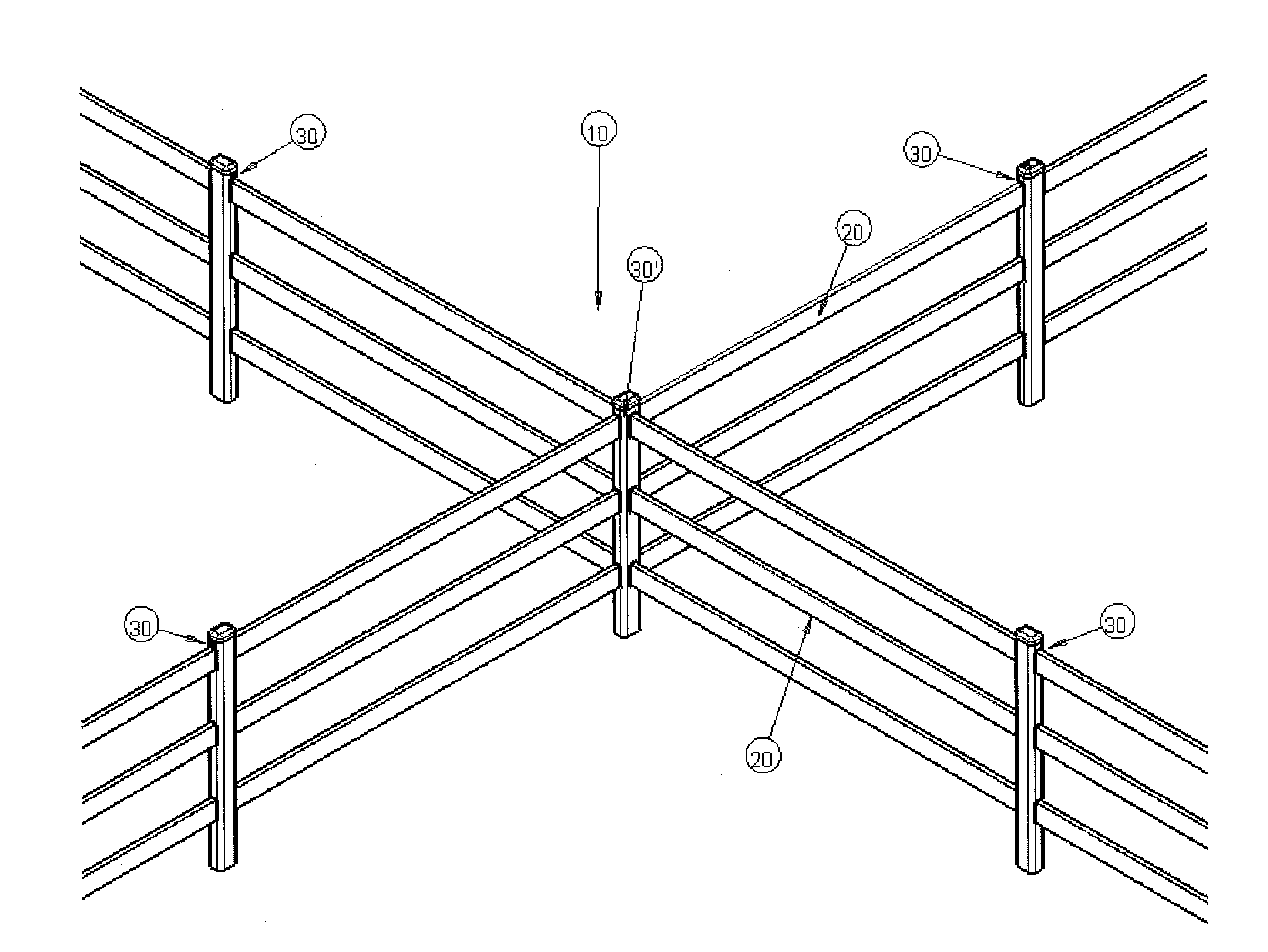 Metal panel fencing system