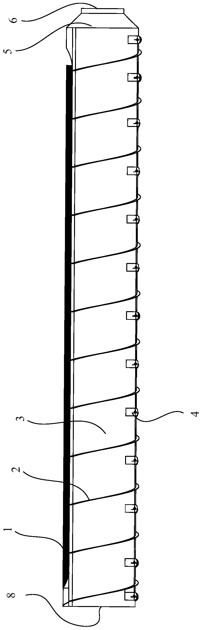 Material rack and copper tube vacuum annealing furnace