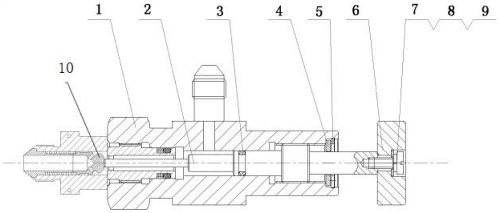 Cleaning device for non-decomposable one-way valve of airplane and cleaning method of cleaning device