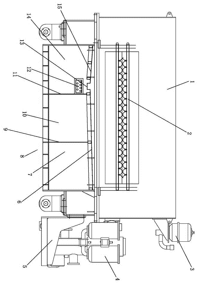 Cleaning oil filtering and recycling system used for sheet cleaning machine