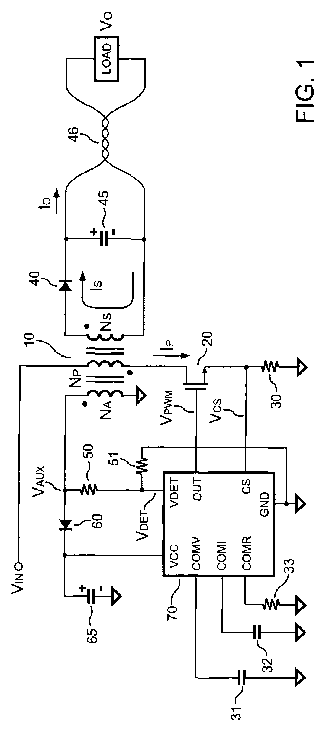 Primary-side controlled switching regulator