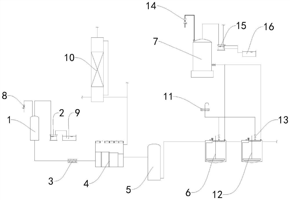 A hydrochloric acid regeneration exhaust system