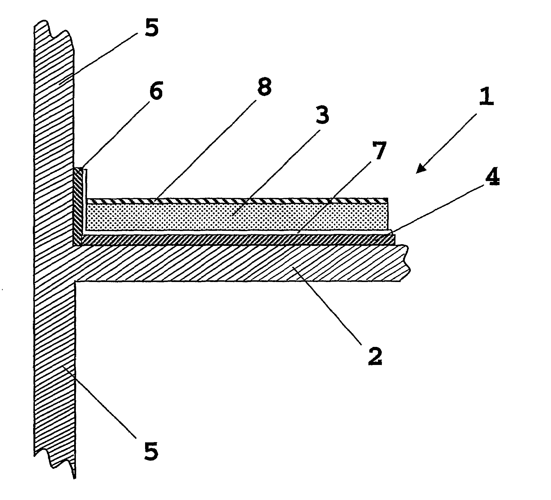 Method for making a sound-insulating load-bearing floor