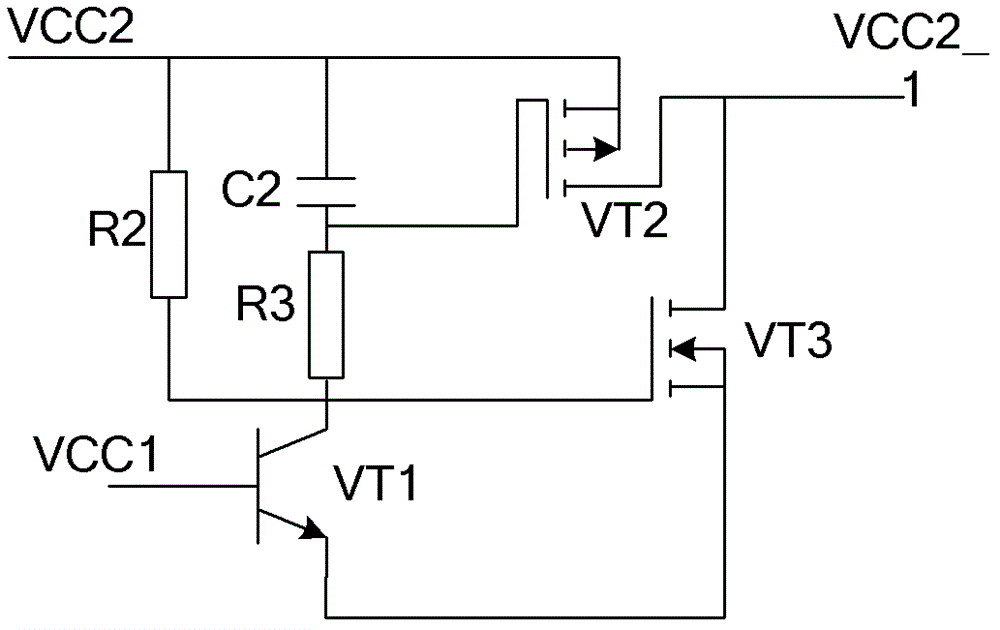 Power sequence control circuit and integrated circuit