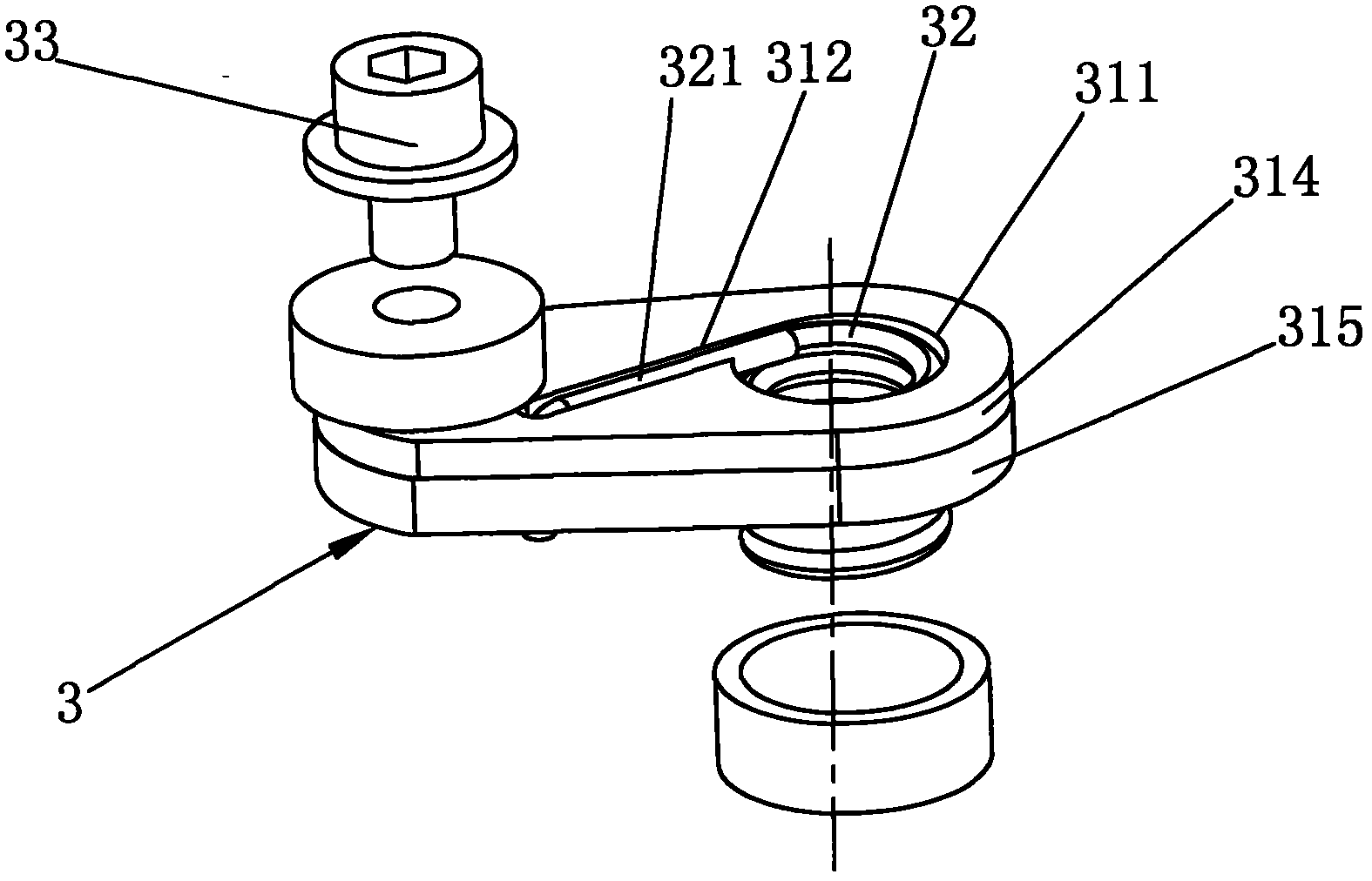 Transmission mechanism of circuit breaker