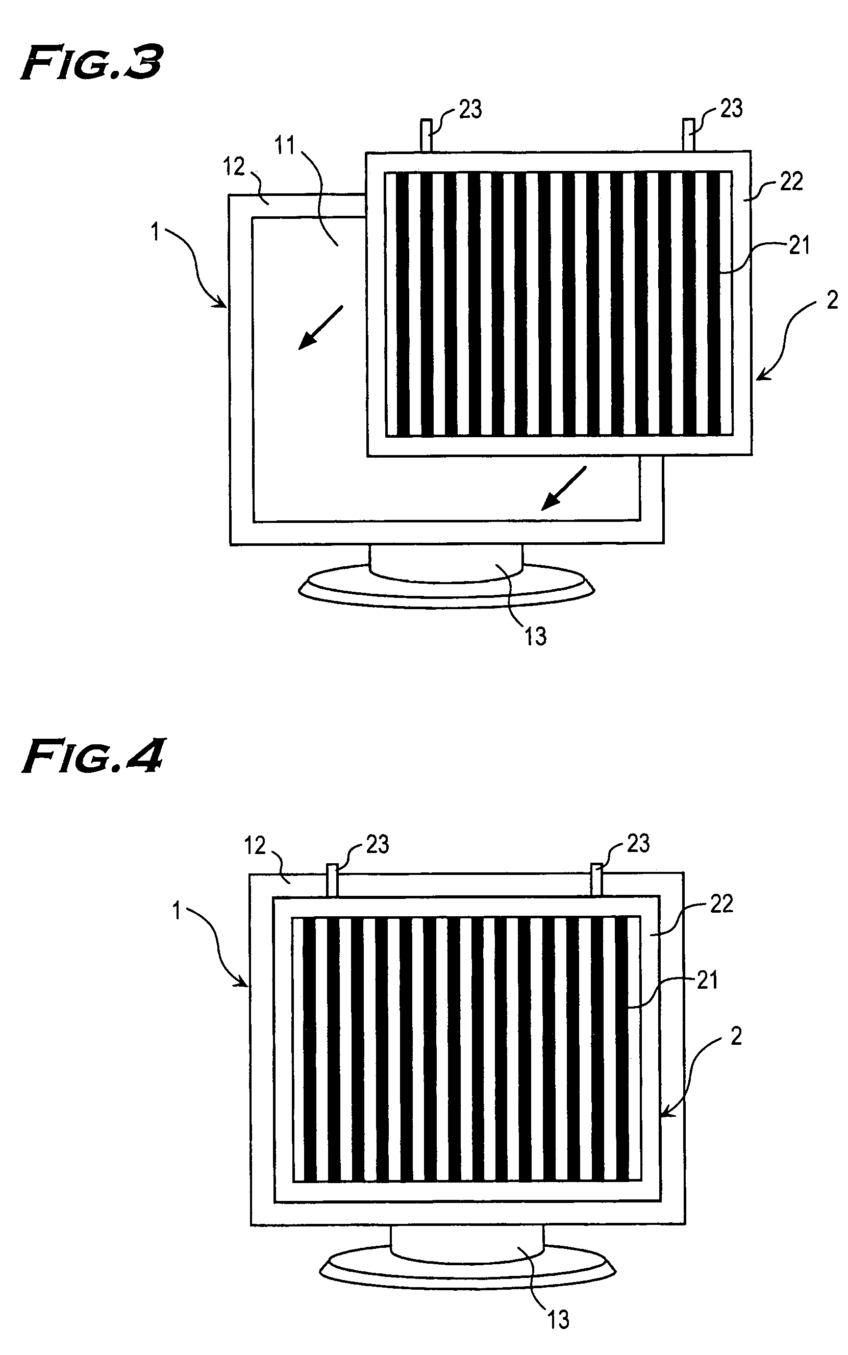 Stereoscopic image display device using image splitter, adjustment method thereof, and stereoscopic image display system