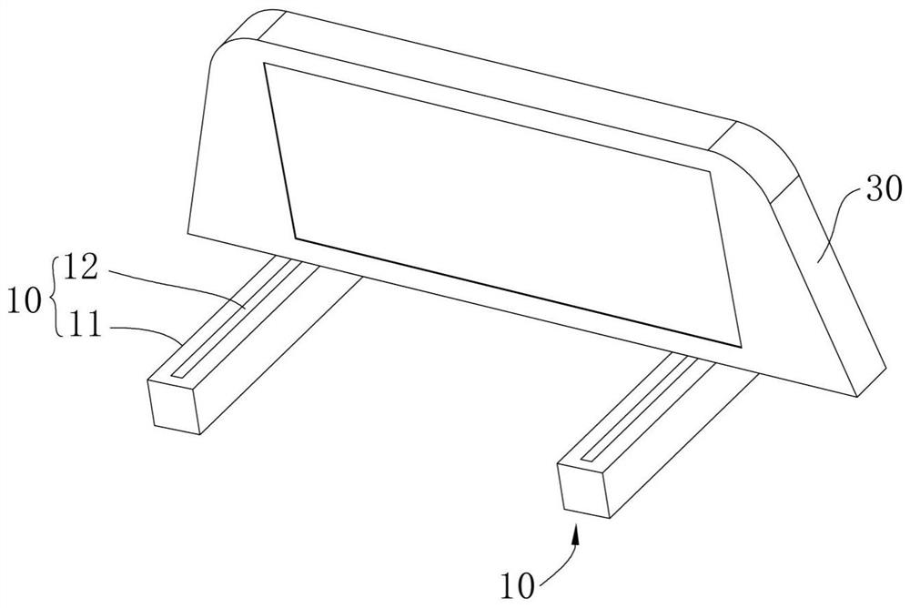 Vehicle-mounted display device and vehicle