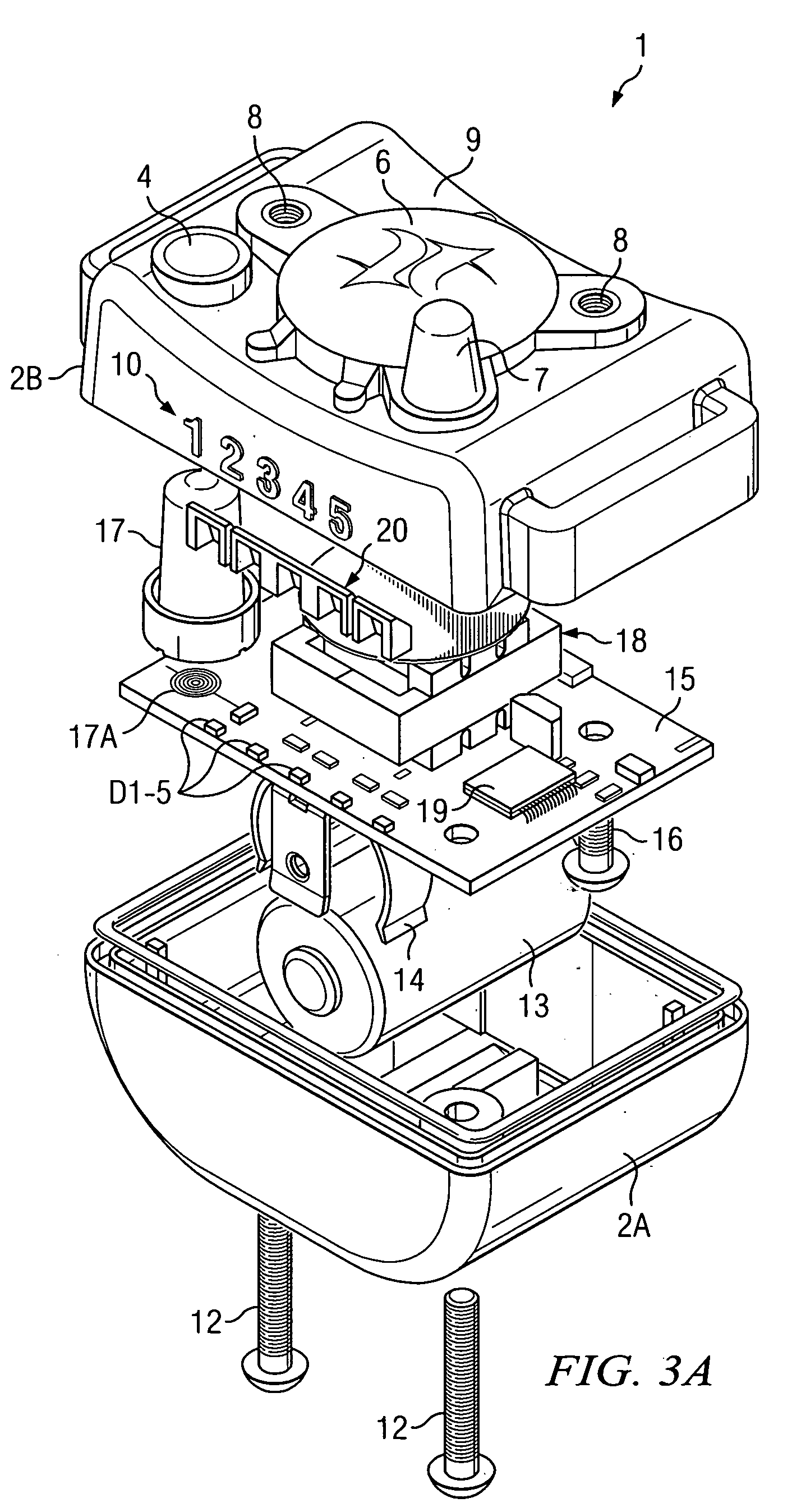 Stabilizing post and method for bark controller