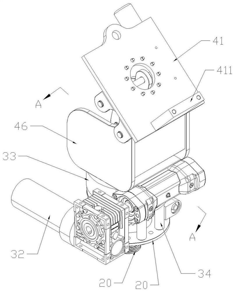 Angle adjusting device and self-danger-avoiding type sun-tracking solar power generation equipment