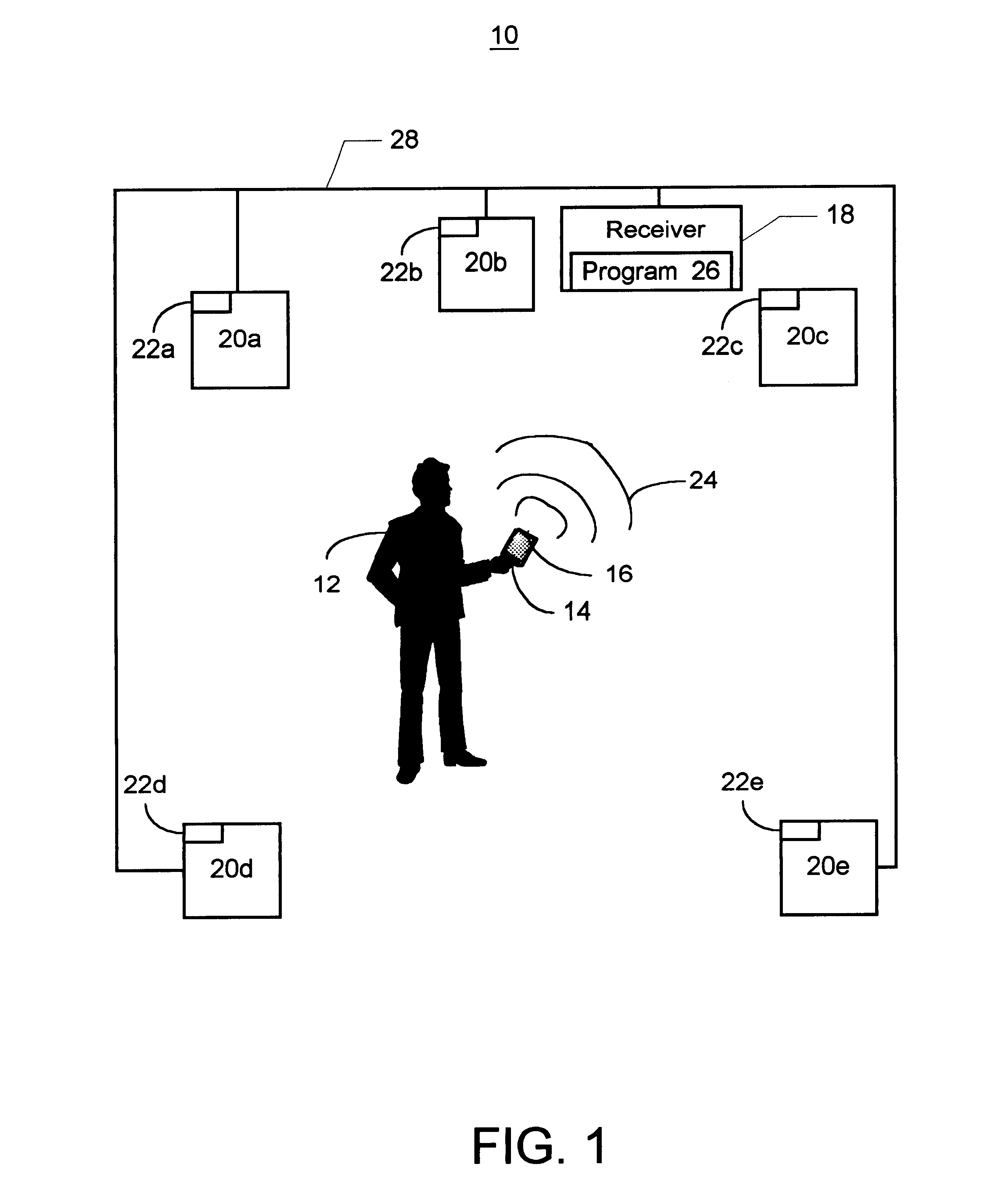 Method and system for automatic reconfiguration of a multi-dimension sound system