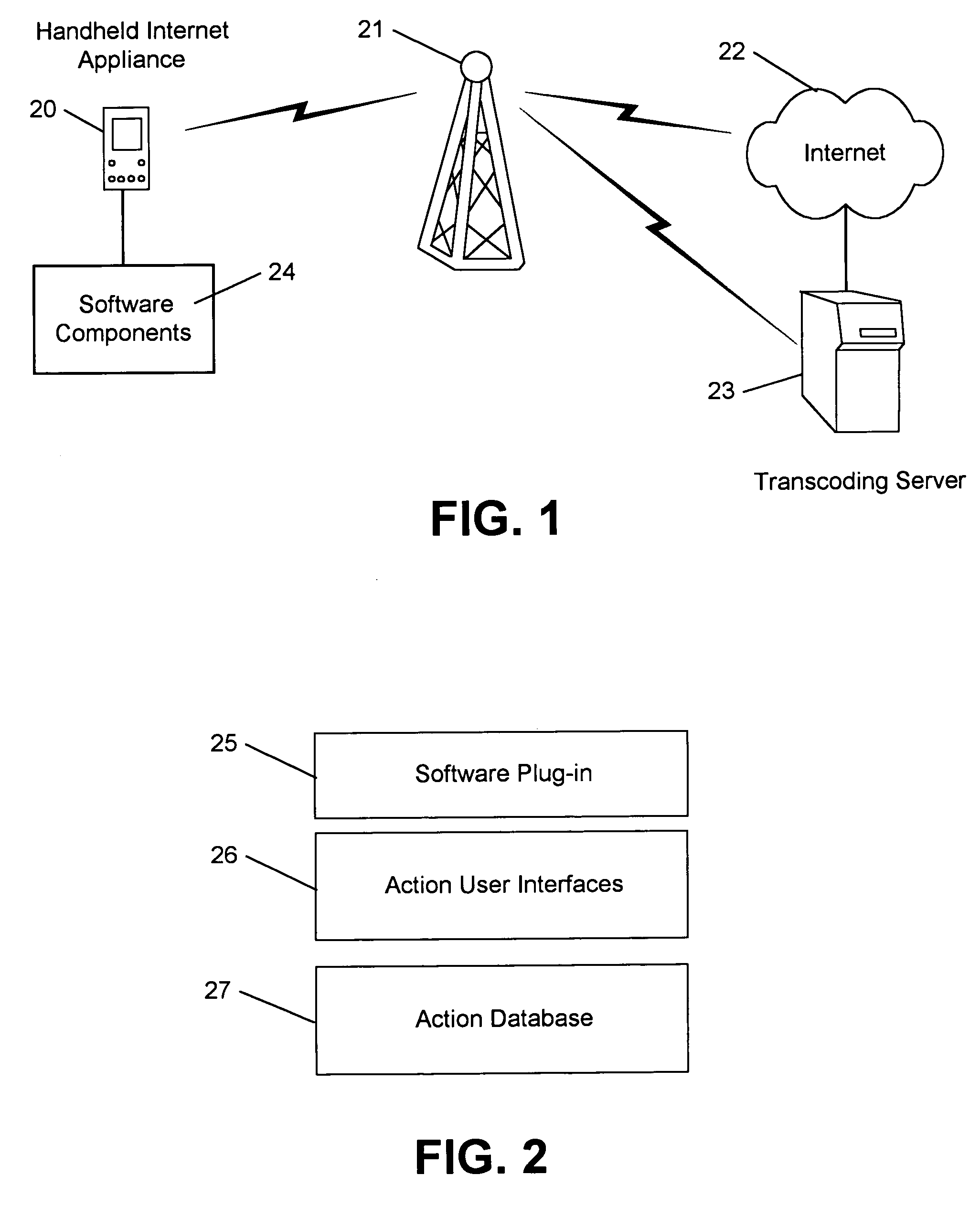 Systems and methods for automatically accessing internet information from a local application on a handheld internet appliance