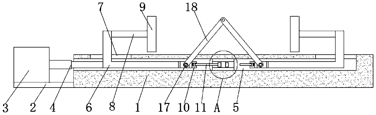 Machining platform for numerical control milling machine convenient for positioning parts