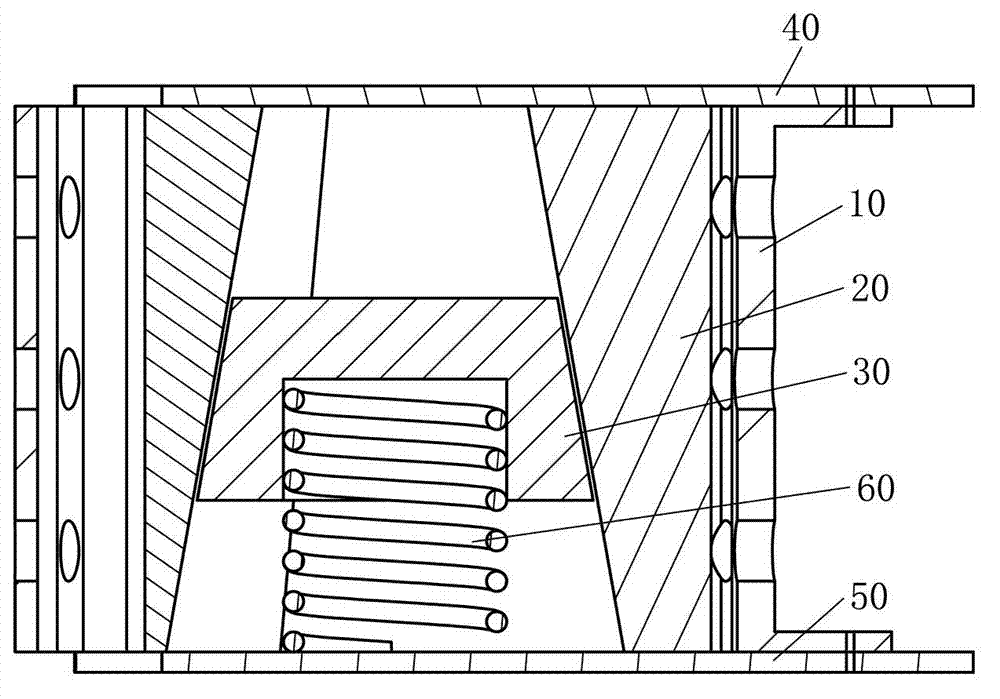 Wind driven generator cable clamp