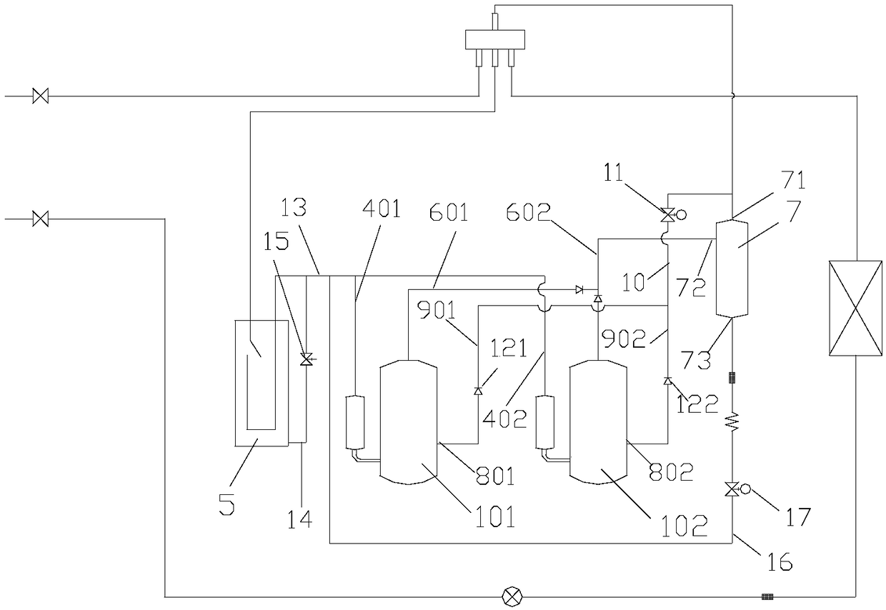 A kind of oil return air conditioner unit and its control method