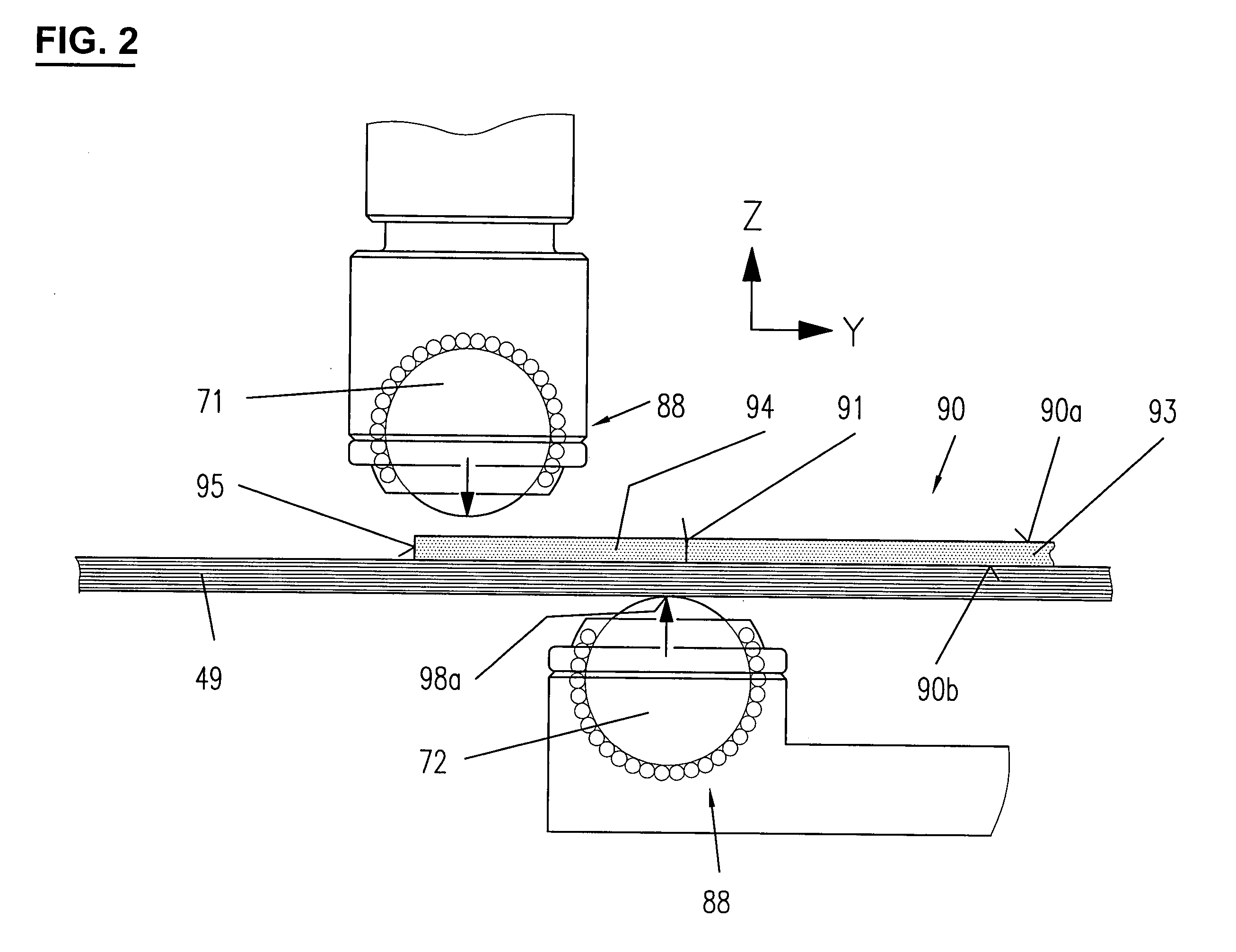 Device and method for breaking glass panes