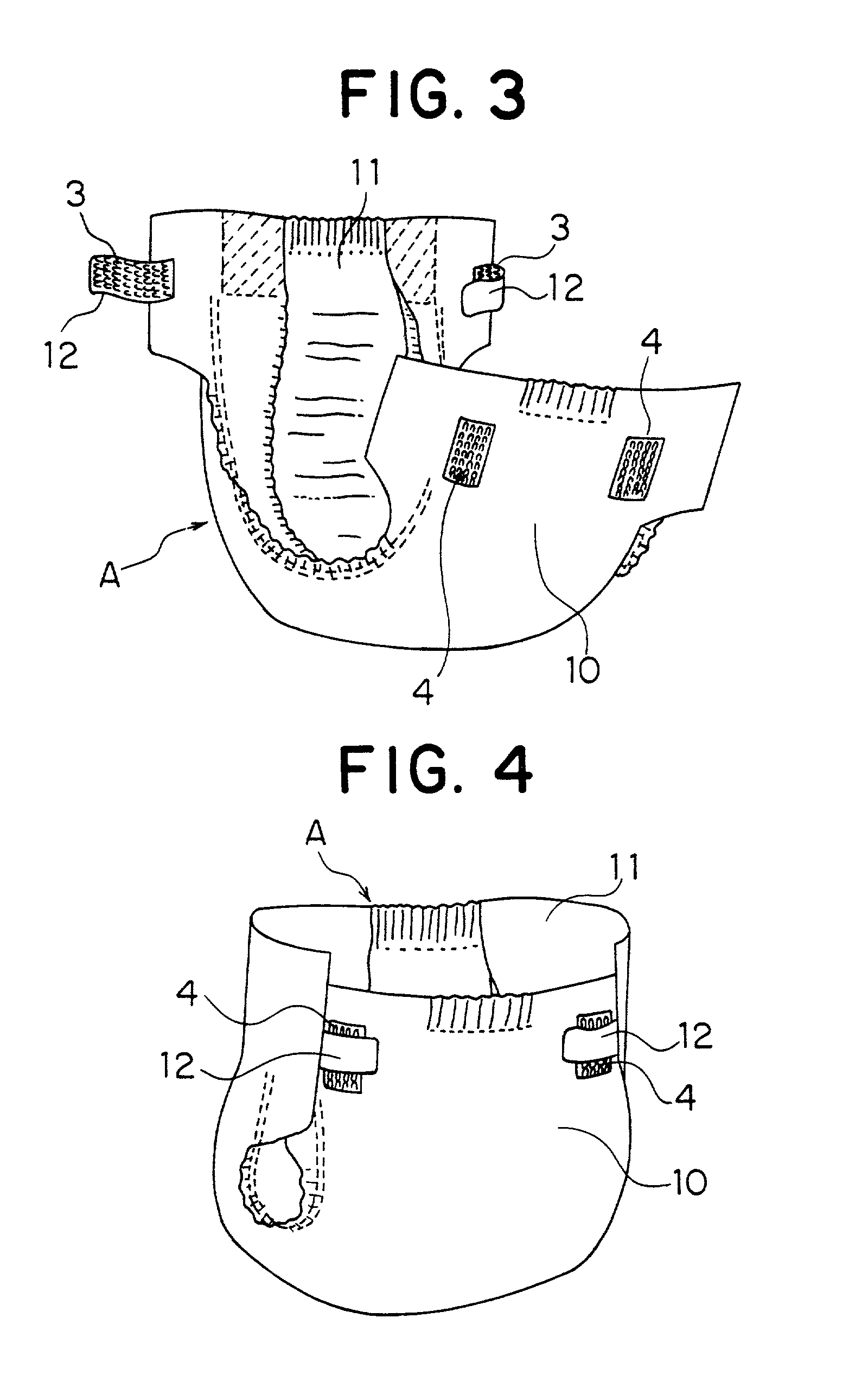 Surface fastener and paper diaper using the surface fastener