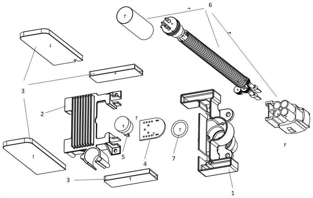 A water collecting cup heater for diesel engine