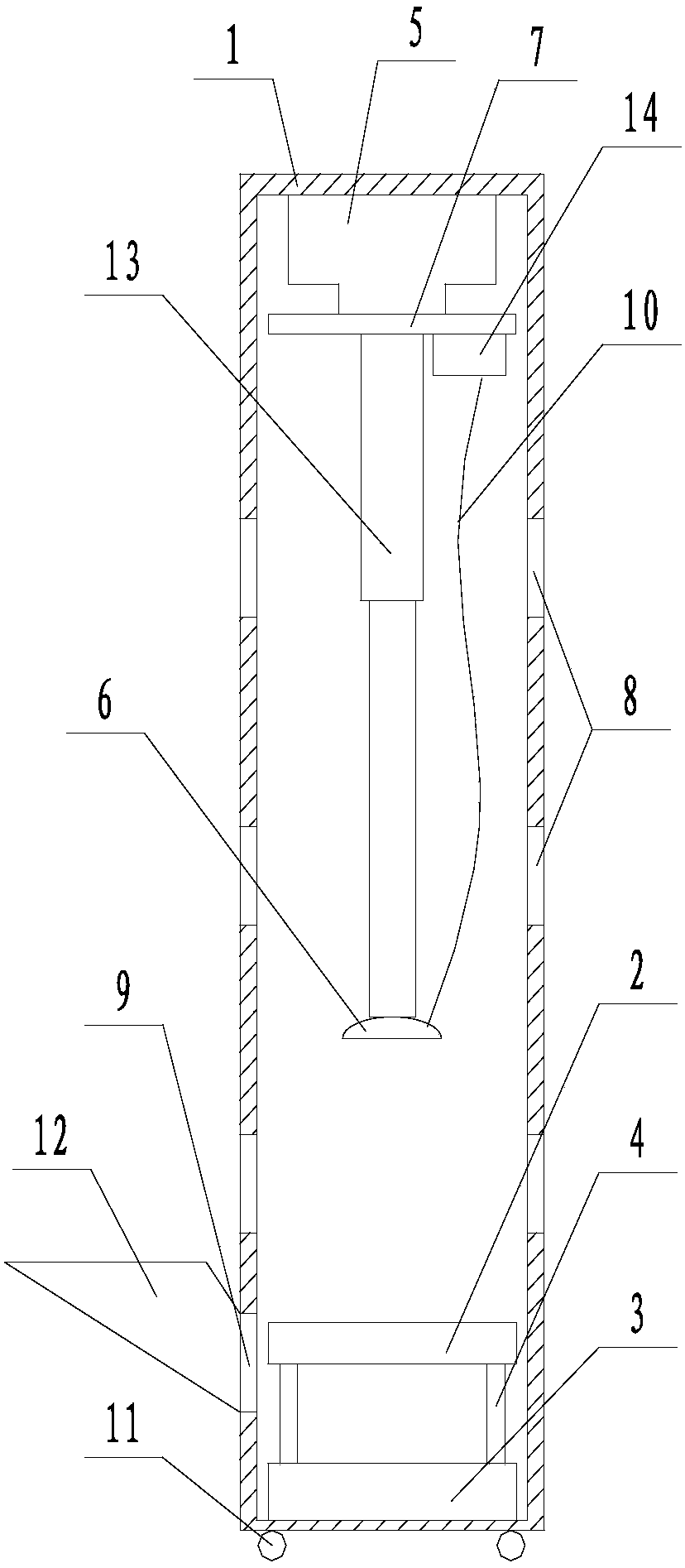 Moving device applied to power amplifier production workshop