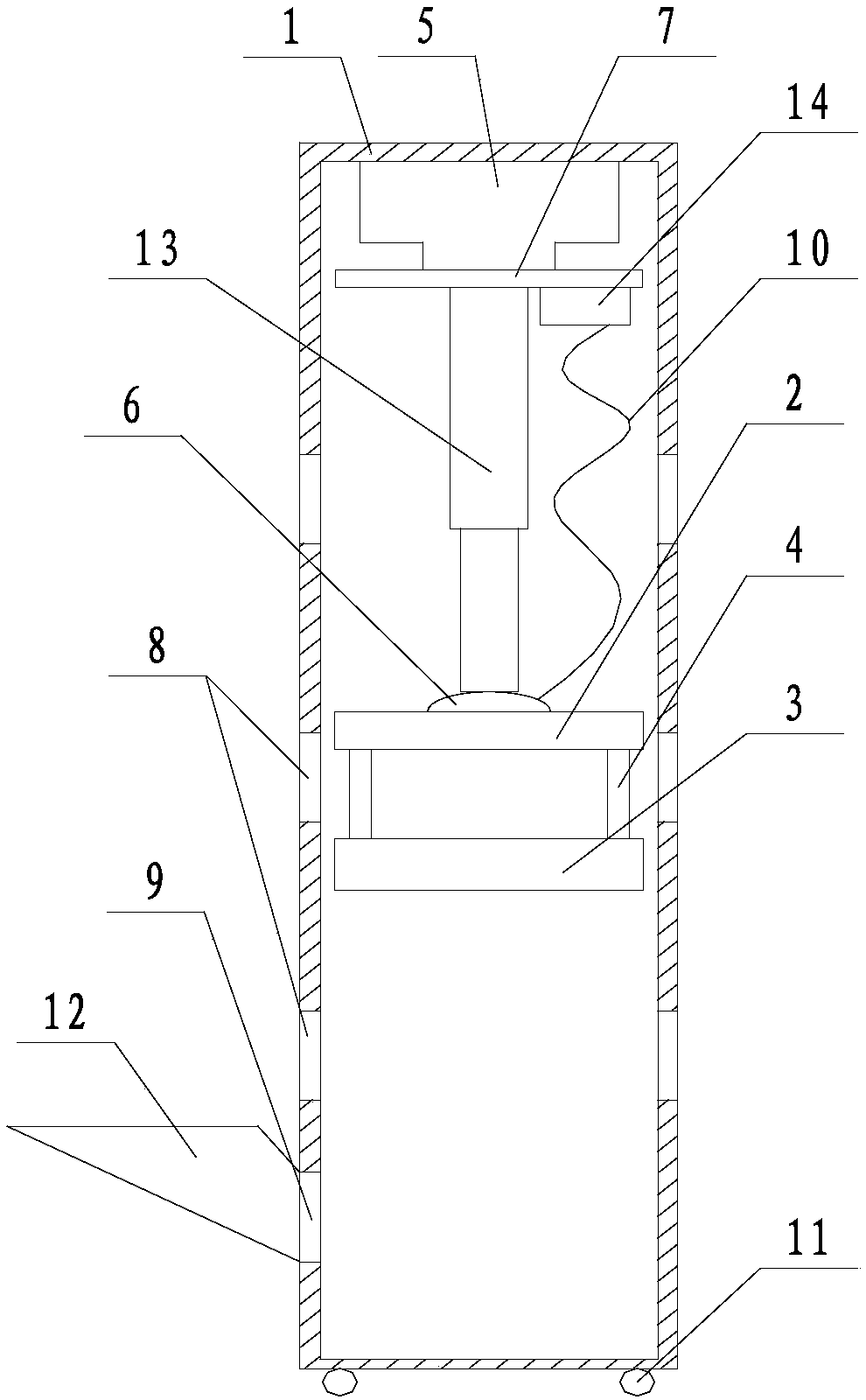 Moving device applied to power amplifier production workshop