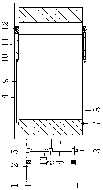 Cement conveying device for building