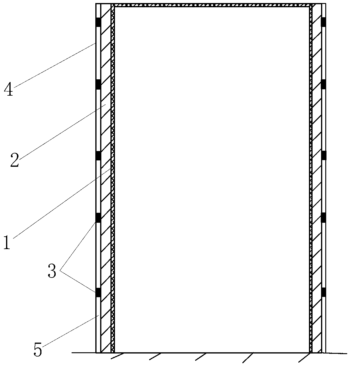 Thermal insulation structure of thermal medium storage tank and thermal medium pipe of solar photo-thermal power generation system