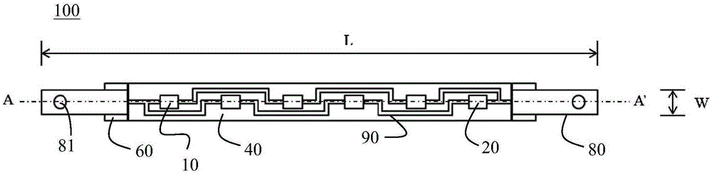 Flexible lamp filament for light emitting device and fabrication method of flexible lamp filament
