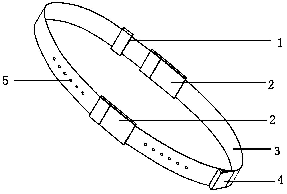 Clinic respiration detecting device and method