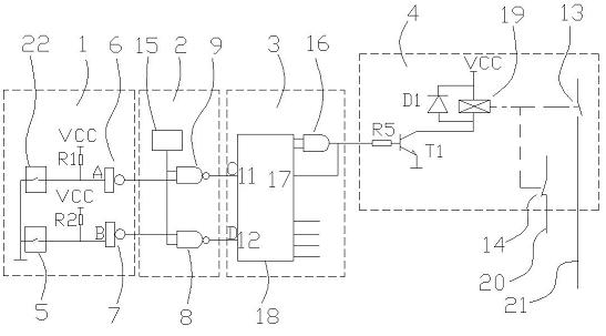 Digital anti-reversal circuit for escalator