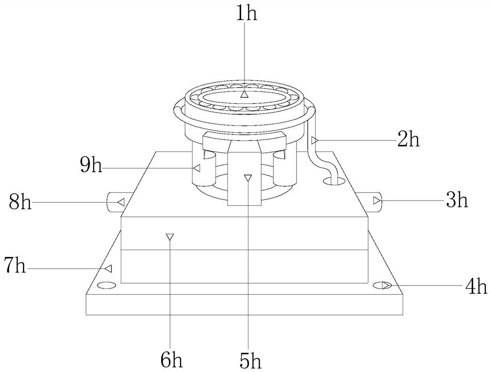 Quenching die and using method