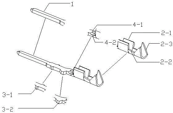 Irregular plug terminal for automobile connector