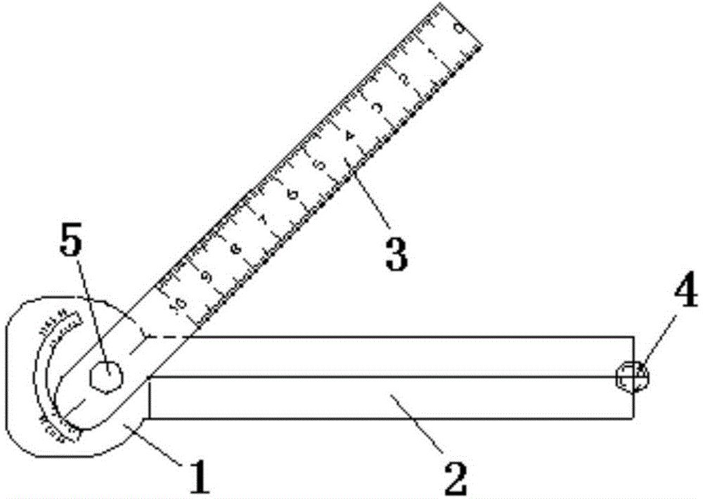 Integrated magnetic particle indication measuring tool and measuring method