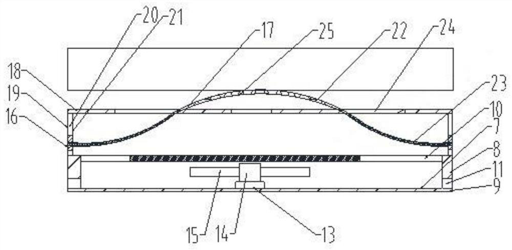 A FPC coil structure with varying copper foil line width