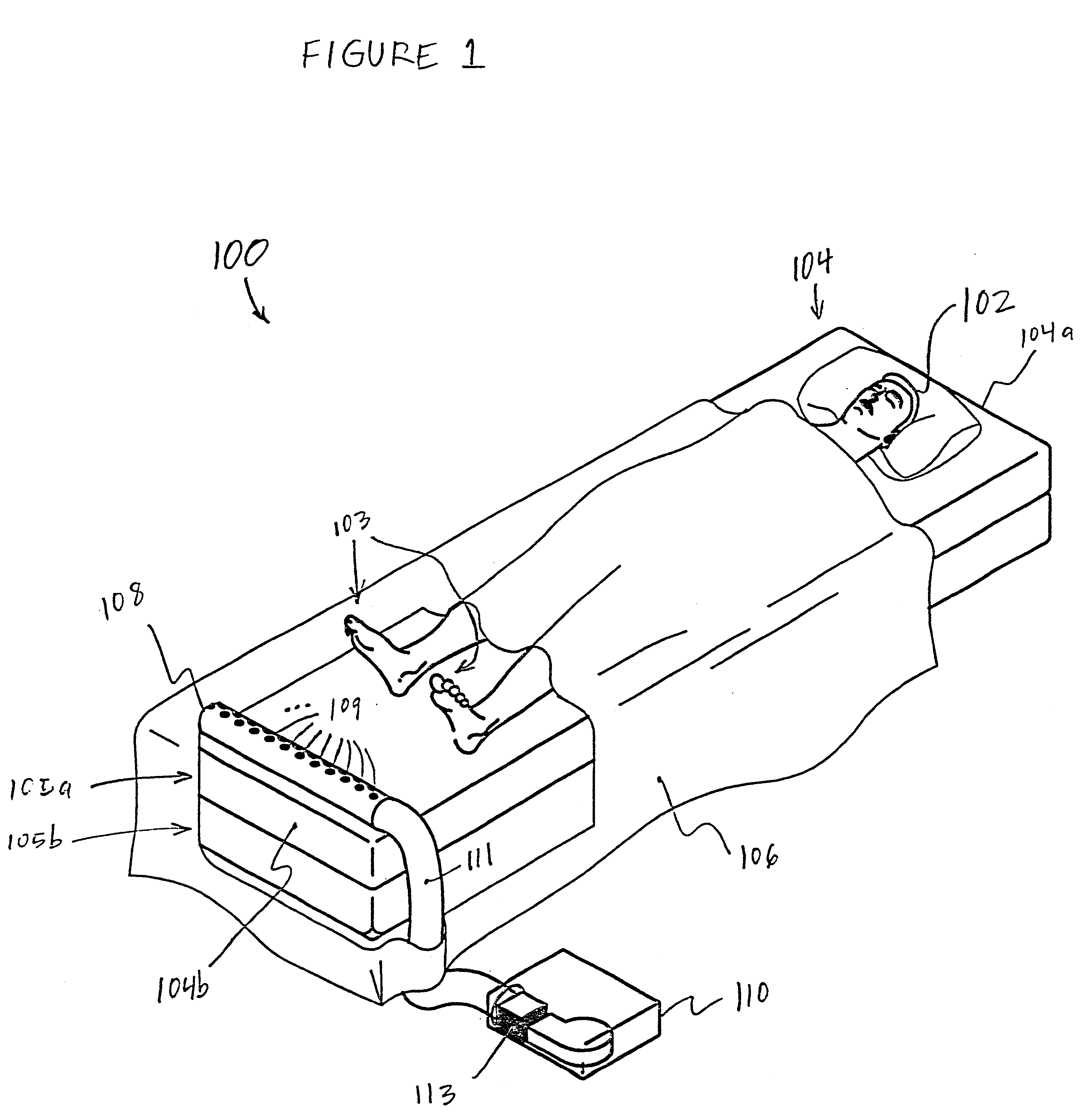 System for warming lower extremities of supine persons