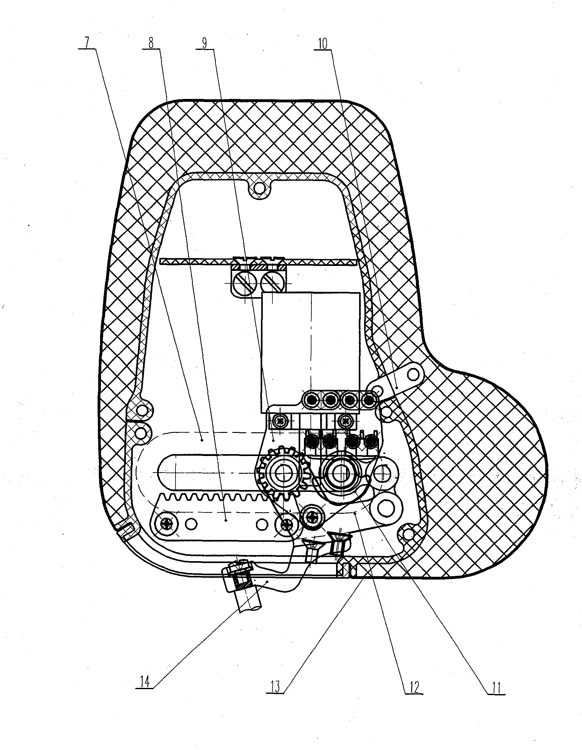 Headrest for vehicle seat and sofa backrest capable of automatically regulating angle and front and back positions