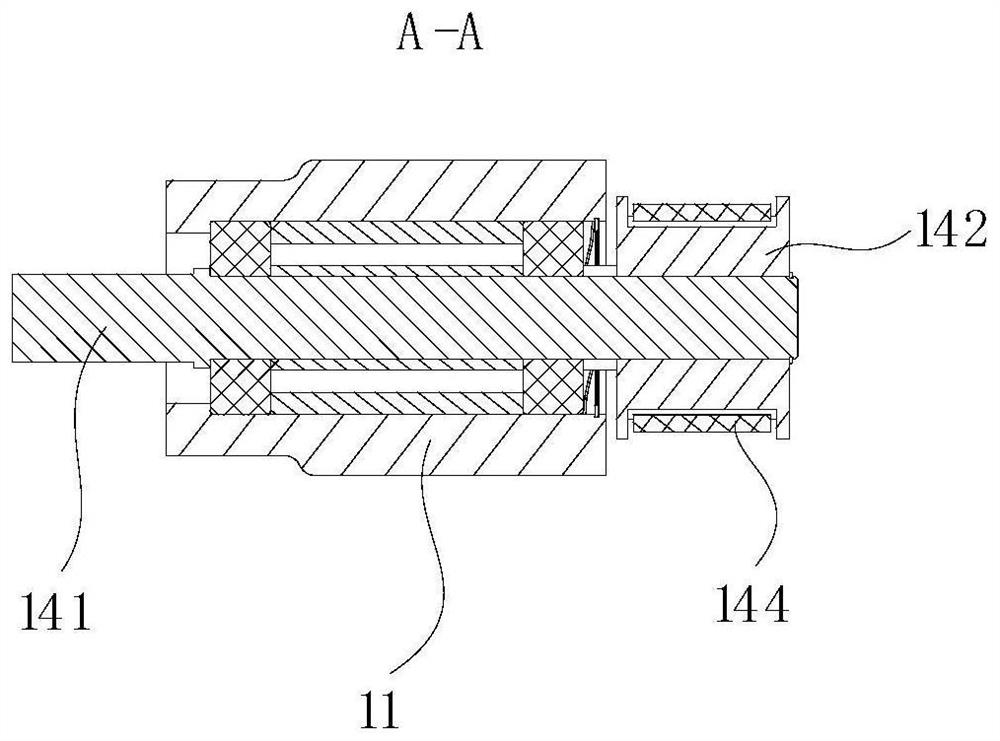 External caliper body, maglev train brake and brake control method