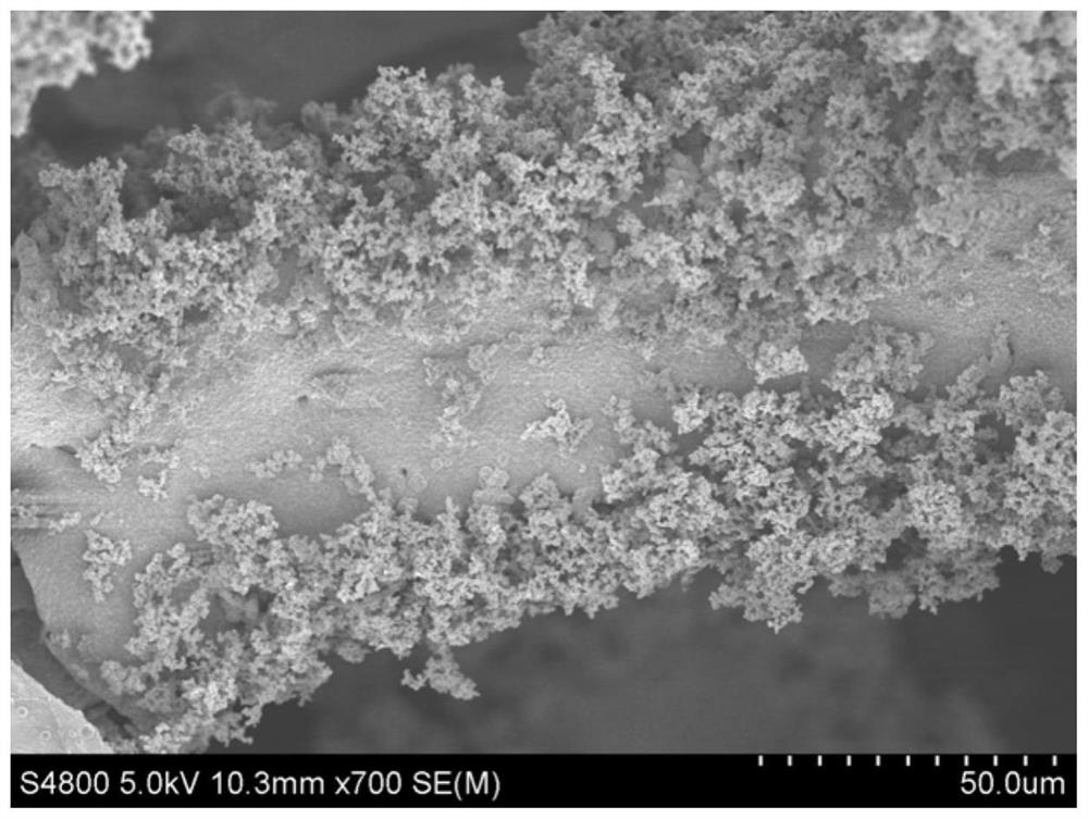 Foamy copper potassium ion battery material and preparation method thereof