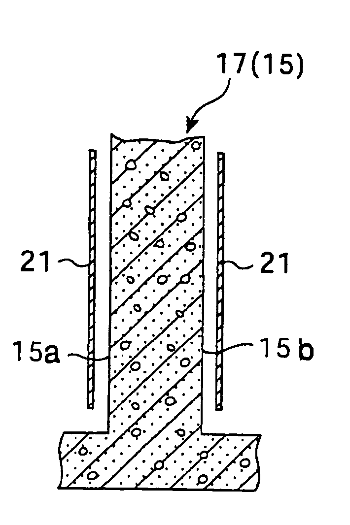 Building reinforcing method, material and structure