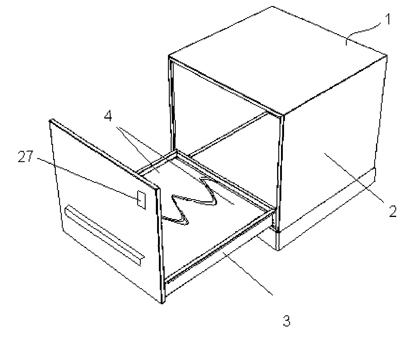 Parcel box for receiving and keeping parcels in a theftproof manner