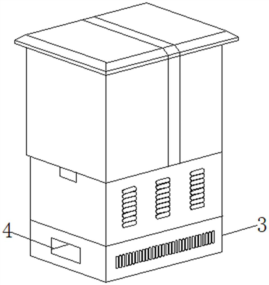 An angle-adjustable lifting cable branch box and its application method