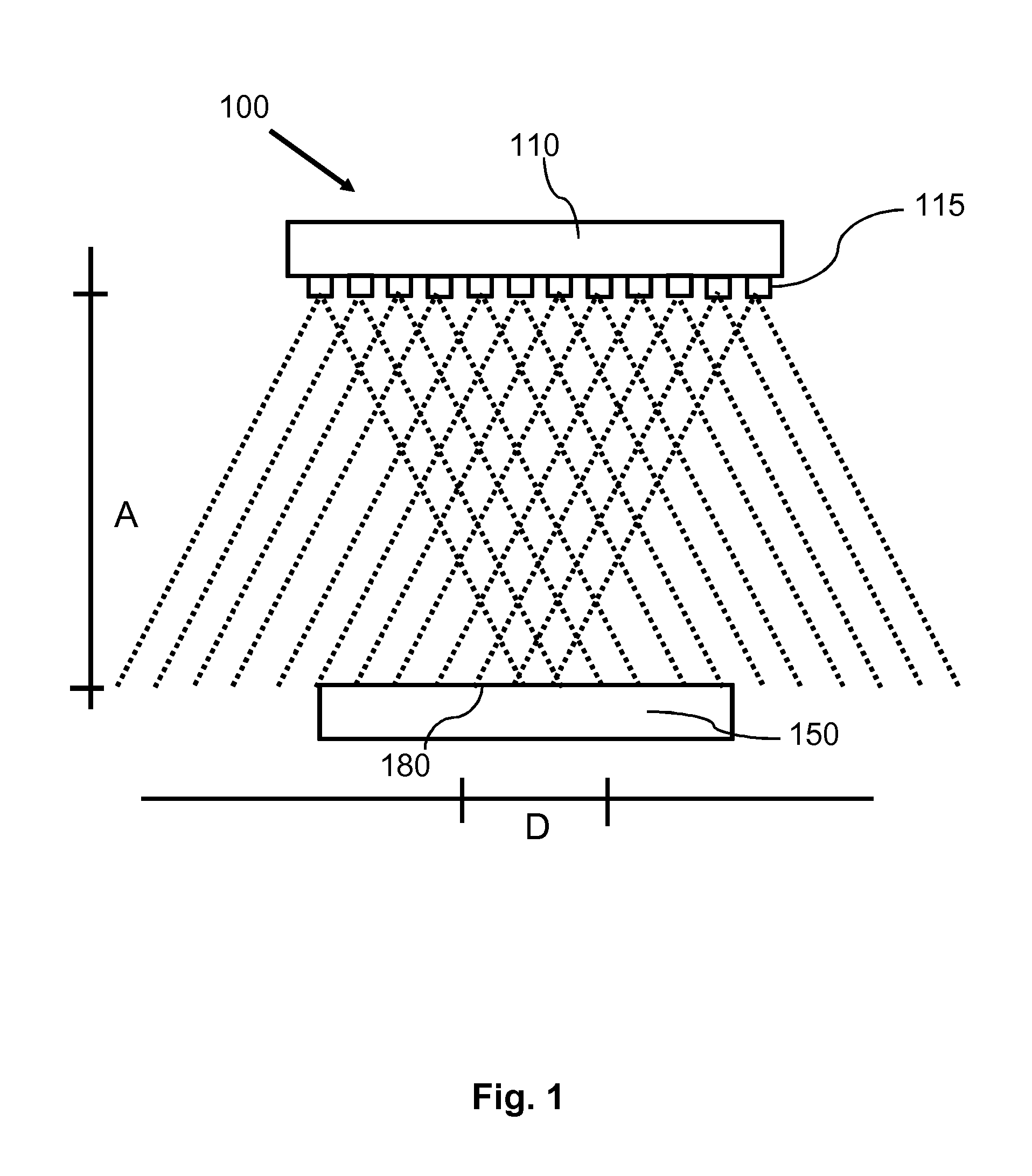 Heating system comprising semiconductor light sources