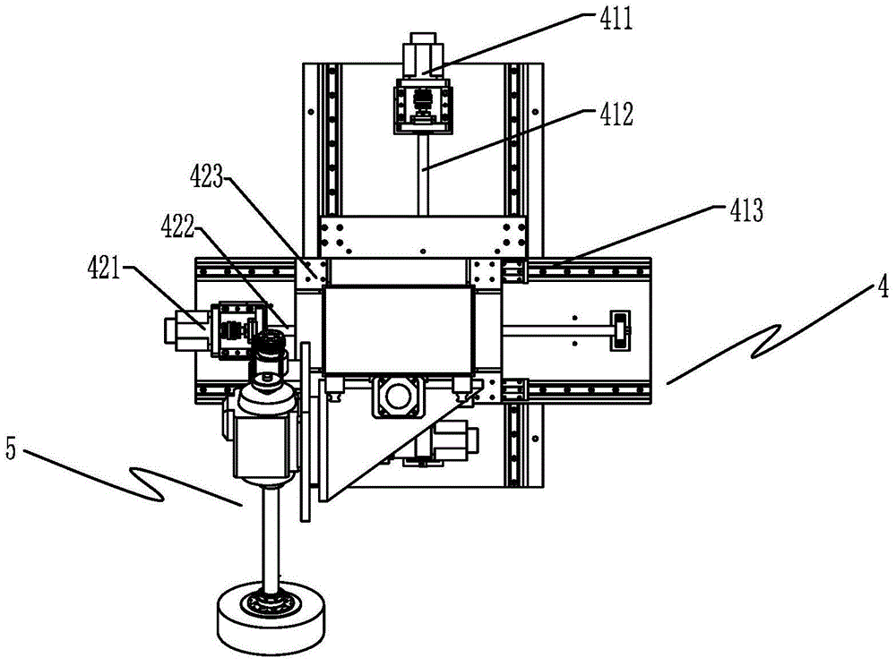 Multi-station circular-disc type novel numerical control automobile hub polishing machine