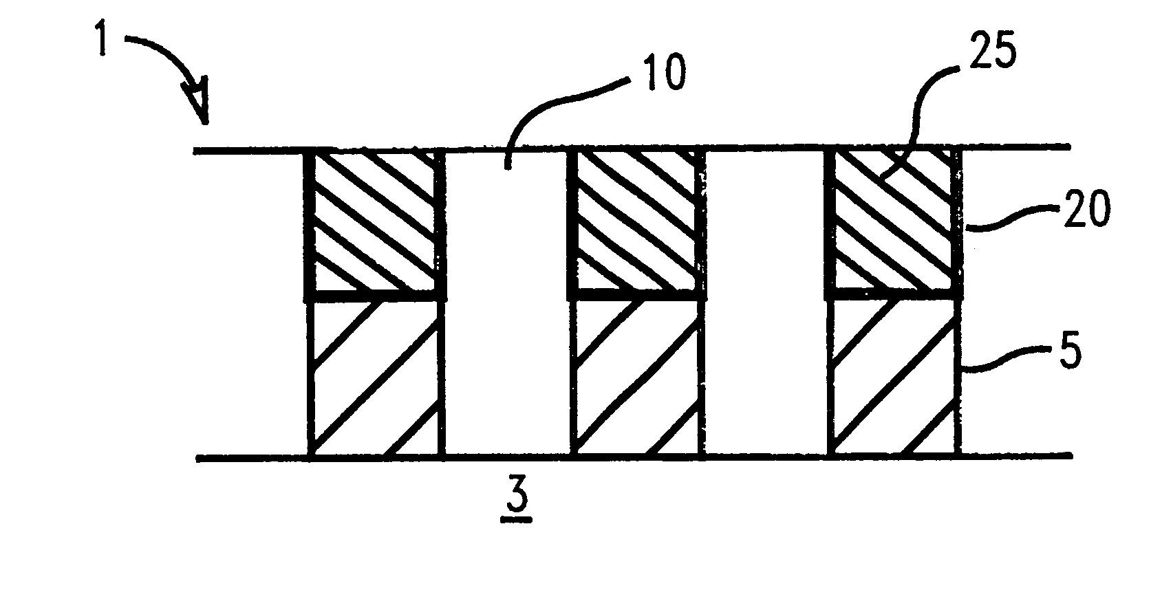 Sputtered tungsten diffusion barrier for improved interconnect robustness