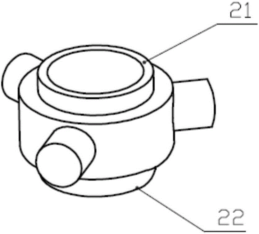 Optical fiber type three-dimensional trigger probe device and measuring method