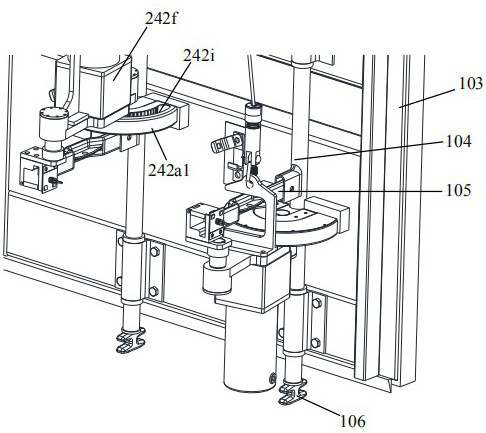 Container packing device