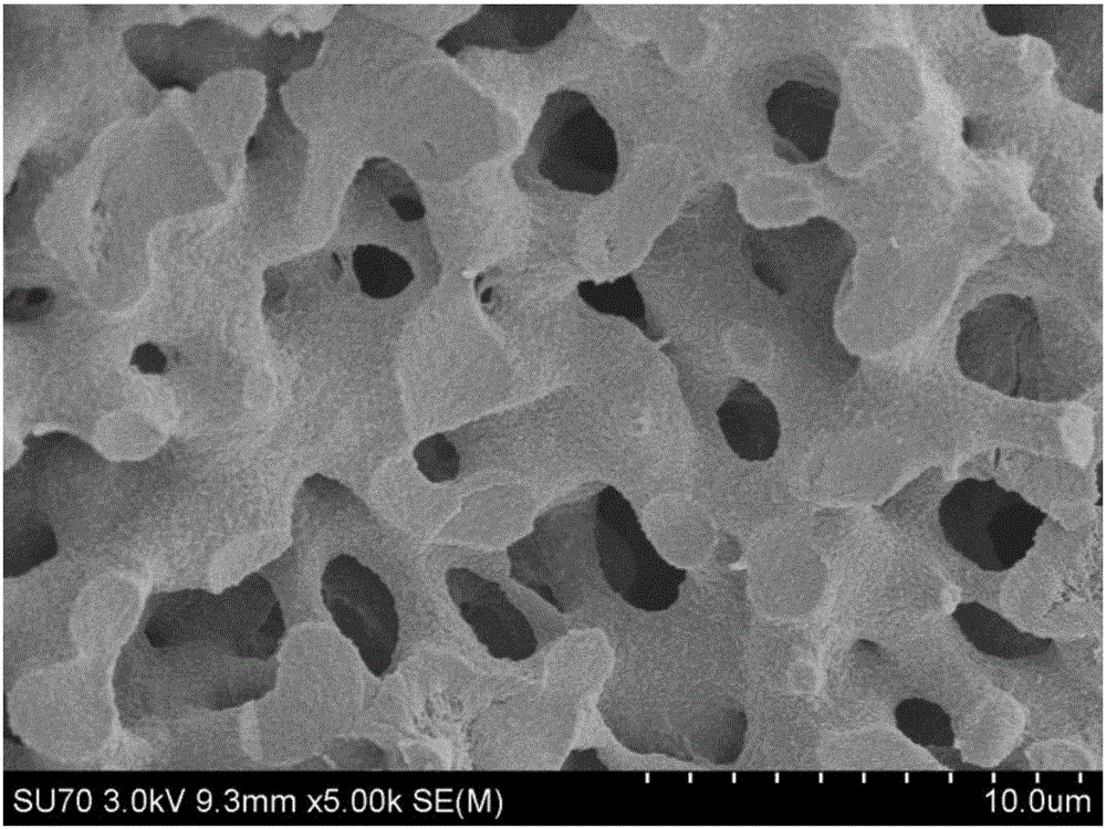 Carbon dioxide adsorbent based on hierarchical porous silicon dioxide block body and preparation method of carbon dioxide adsorbent